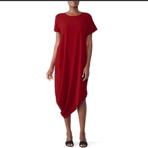 Universal standard crepe Augusta Geneva dress red crew neck size L